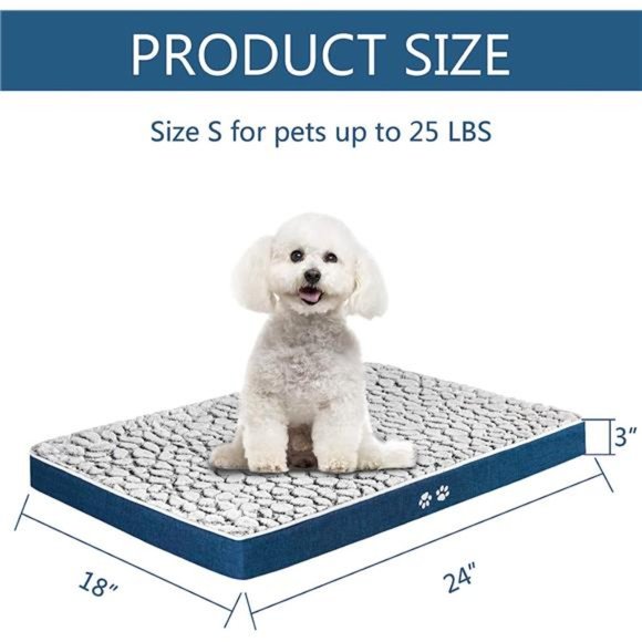 Dog Bed Crate Mat for Small, Medium, Large and Extra Large Dog/Cats, Stylish - Picture 6 of 6